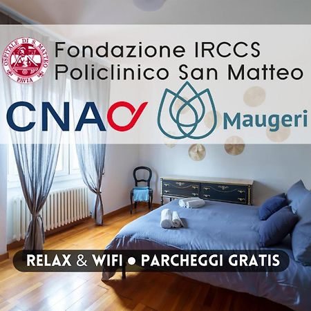 Ospedali E Universita - Policlinico San Matteo A 300M - Parcheggio Gratis Pavia Buitenkant foto